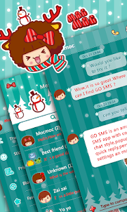 GO SMS CHRISTMAS MOCMOC THEME(圖1)-速報App