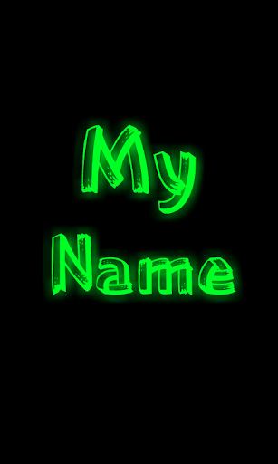 【免費娛樂App】My Name Neon-APP點子