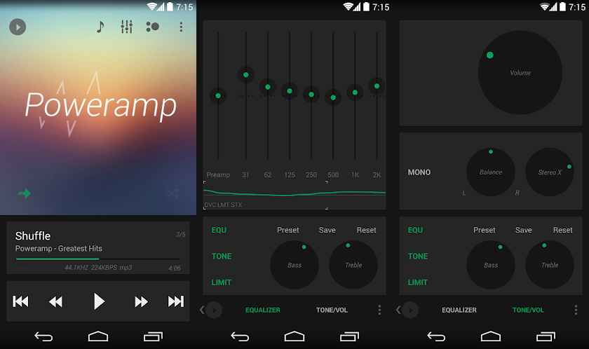 Skin for Poweramp Now Dark Screen 2