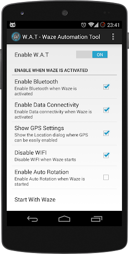 Waze Automation Tool - W.A.T