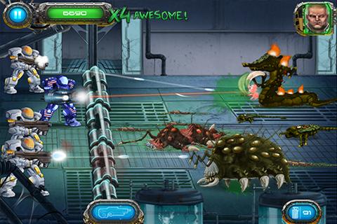 Soldier vs Aliens. Screen 3