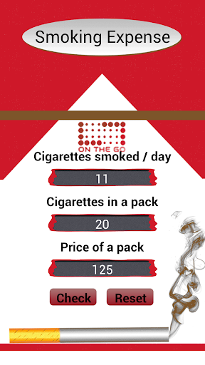 Smoking Cost Calculator