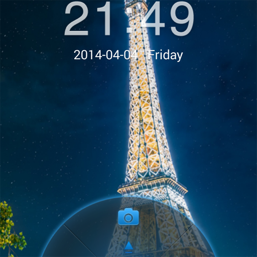 Eiffel Tower HD Locker Theme