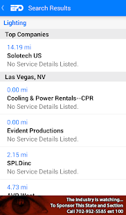The Event Production Directory Screenshots 2