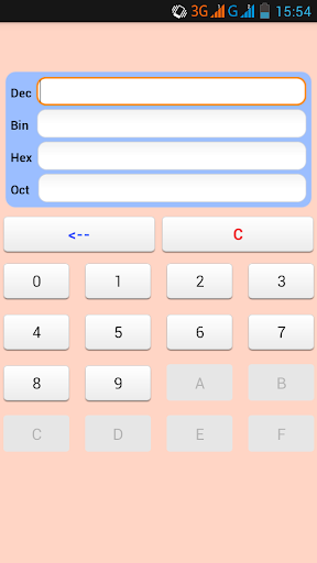Dec Bin Hex Oct Converter