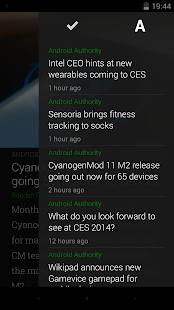 Amber RSS Reader - screenshot thumbnail
