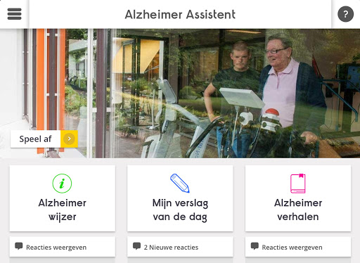 Alzheimer Assistent tablet