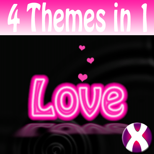 Neon Heart Complete 4 Themes LOGO-APP點子