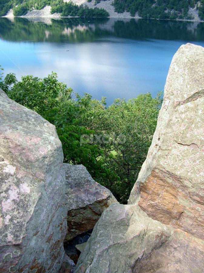 High above Devil's Lake, WI by Stephen Lippold - Landscapes Mountains & Hills