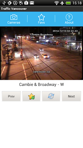Traffic Cam Vancouver FREE