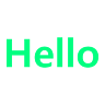 Hello world! Application icon