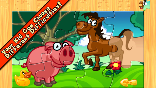 Animal Farm Puzzle - For Kids