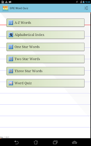 【免費書籍App】GRE Word Quiz-APP點子