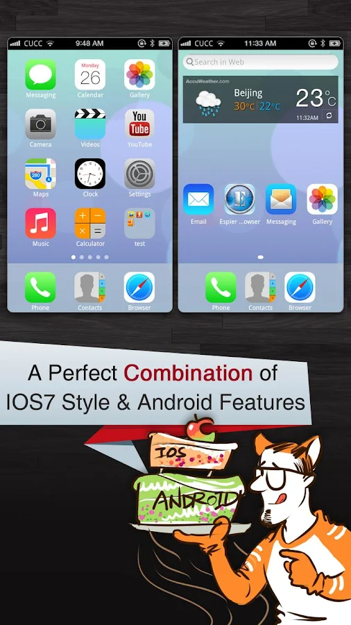 Espier Launcher iOS7 - screenshot