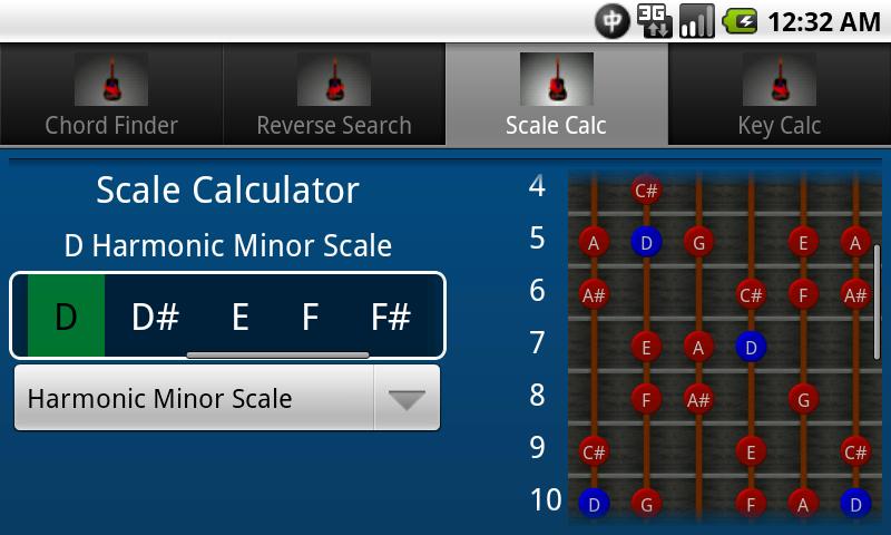 chords+ music tools Screen 3