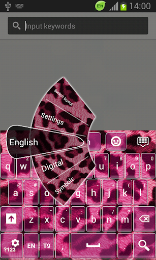 GO Keyboard Pink Leopard Free