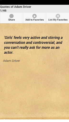 【免費娛樂App】Quotes of Adam Driver-APP點子