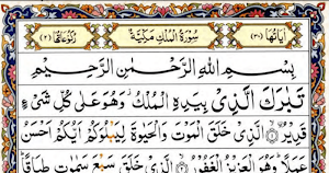 Surah al-Mulk (The Kingdom)