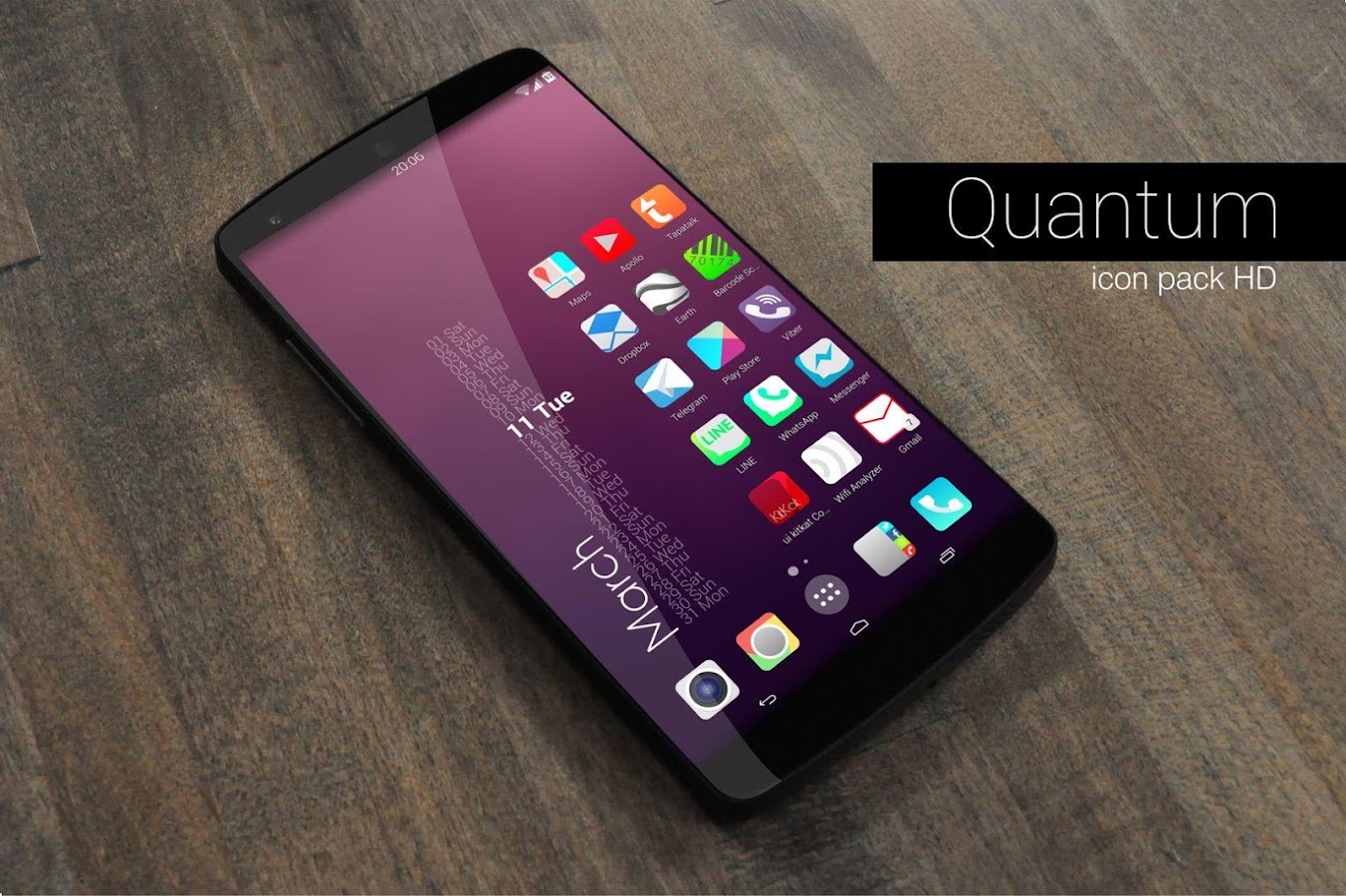 Quantum - Icon Pack HD 8 in 1 - screenshot