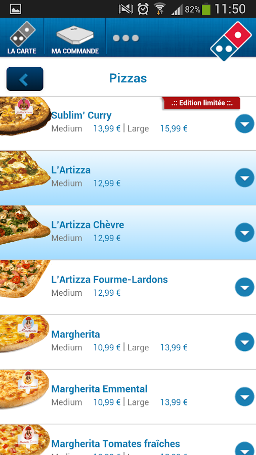 Domino's Pizza France Applications Android sur Google Play