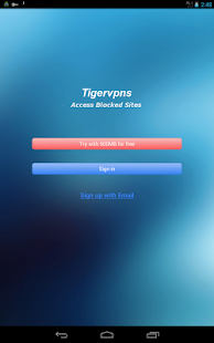 Tigervpns Free VPN and Proxy Screenshot