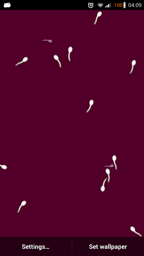 Sperms - Shooting Orphans LWP - screenshot