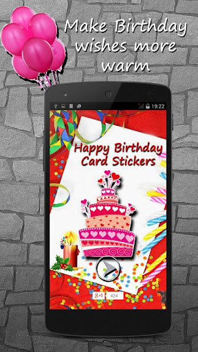 Happy Birthday Card Stickers