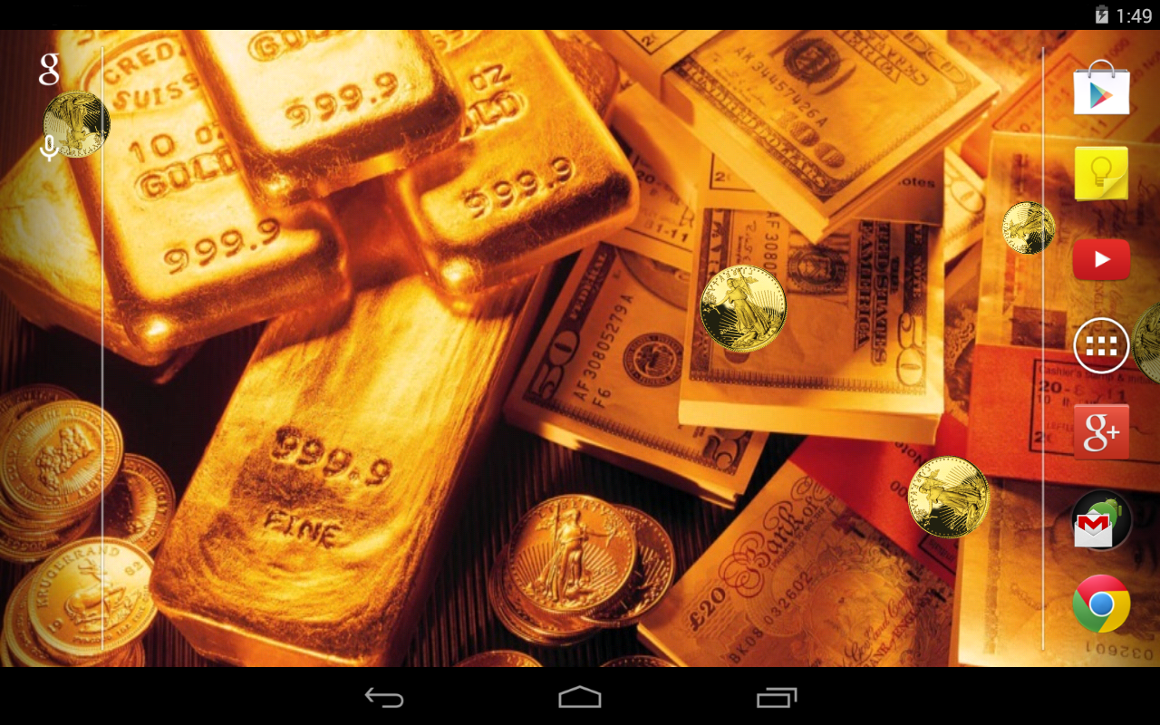Gold Live Wallpaper Android Apps on Google Play