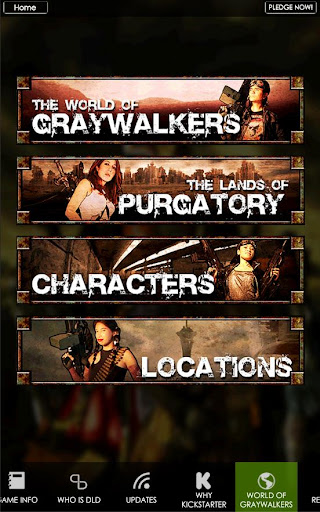 Graywalkers Kickstarter App