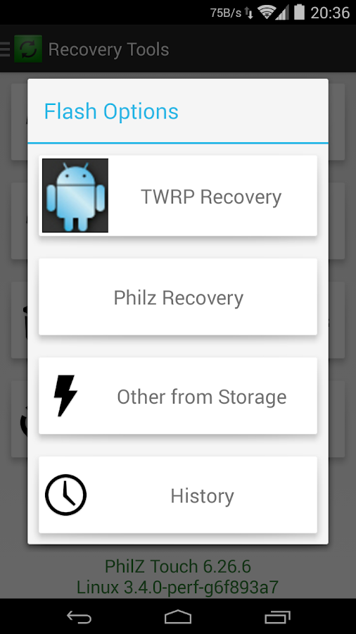 [ROOT] Rashr - Flash Tool - screenshot