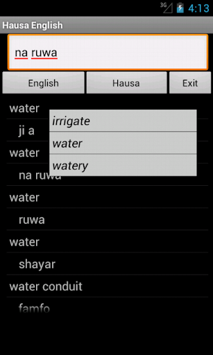 Hausa English Dictionary