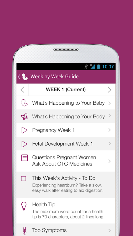   Estoy embarazada -Embarazo App: captura de pantalla 