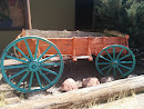 Ancient Orange Wagon