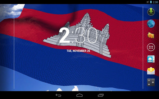 【免費個人化App】3D Cambodia Flag LWP-APP點子