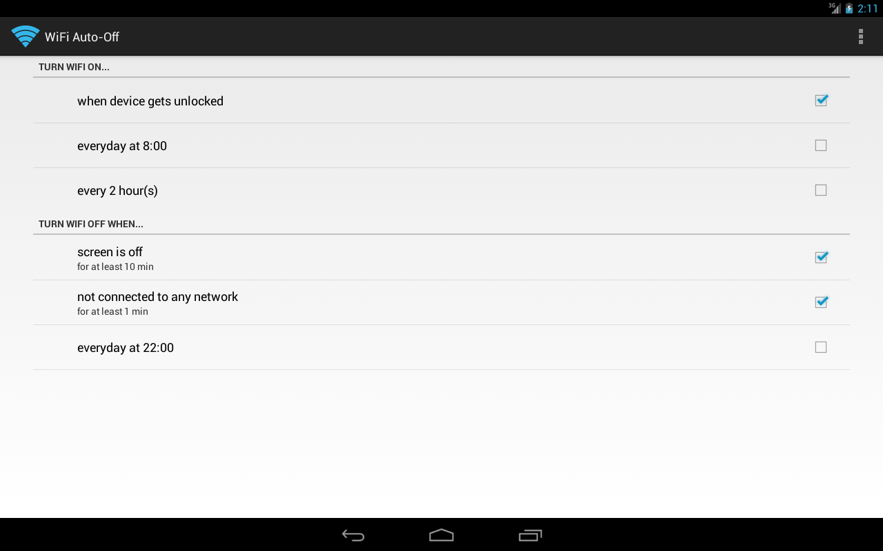    WiFi Automatic- screenshot  