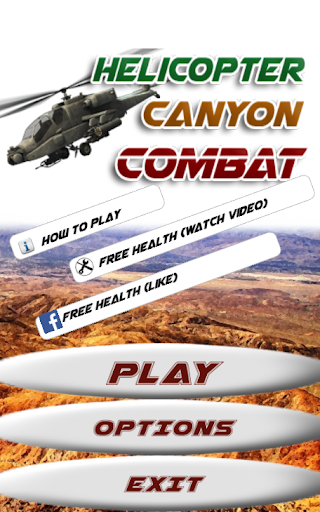 Helicopter Canyon Combat