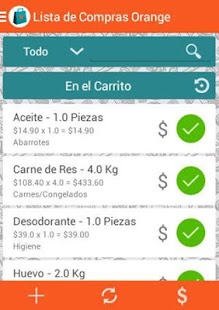 Free Lista de Compras Orange APK for Android