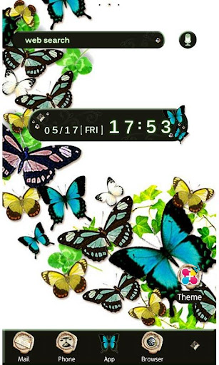 Butterflies in summer Theme 1.4 Windows u7528 1