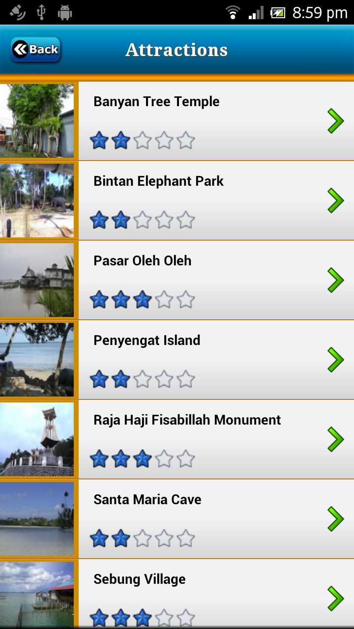 Bintan Offline Travel Guide Screen 3