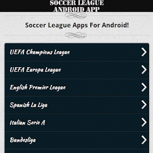 Soccer League Match Fixtures Screenshots 1