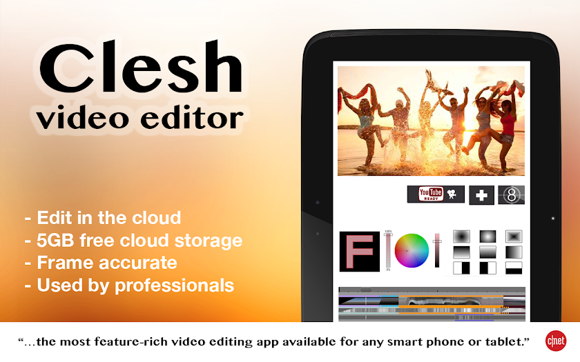 Clesh Video Editor Screen 1