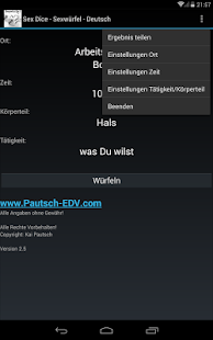 Sex Dice PRO / Sexwürfel Screenshots 2
