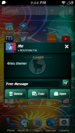 Aries Theme for GO SMS