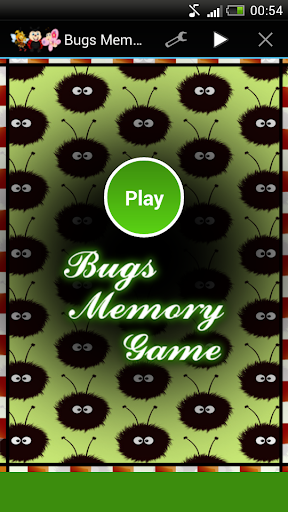 Bugs Memory Game