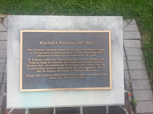 Winifred J Robinson Monument