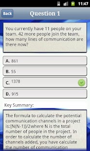 iStudy PMP - 335 Questions Screenshots 4