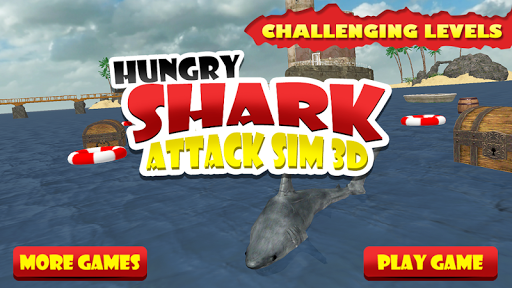 Hungry Shark Attack Sim 3D