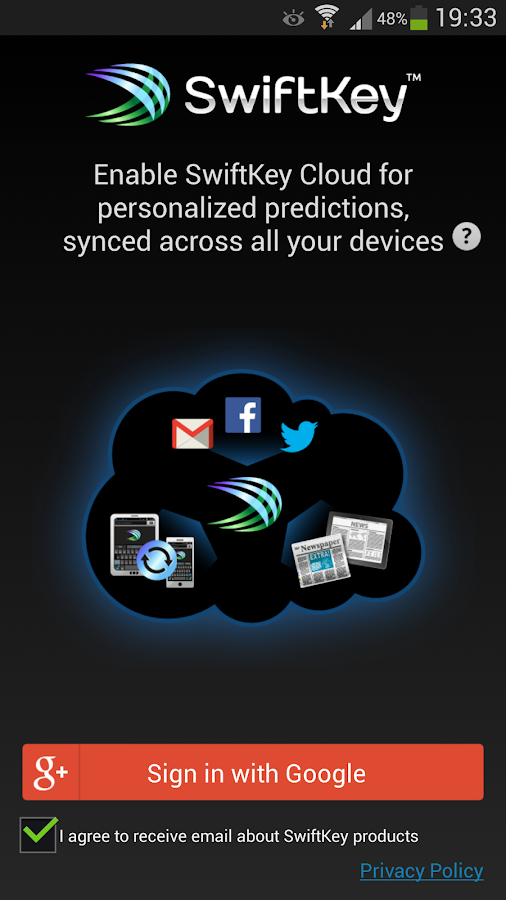 SwiftKey Keyboard - screenshot