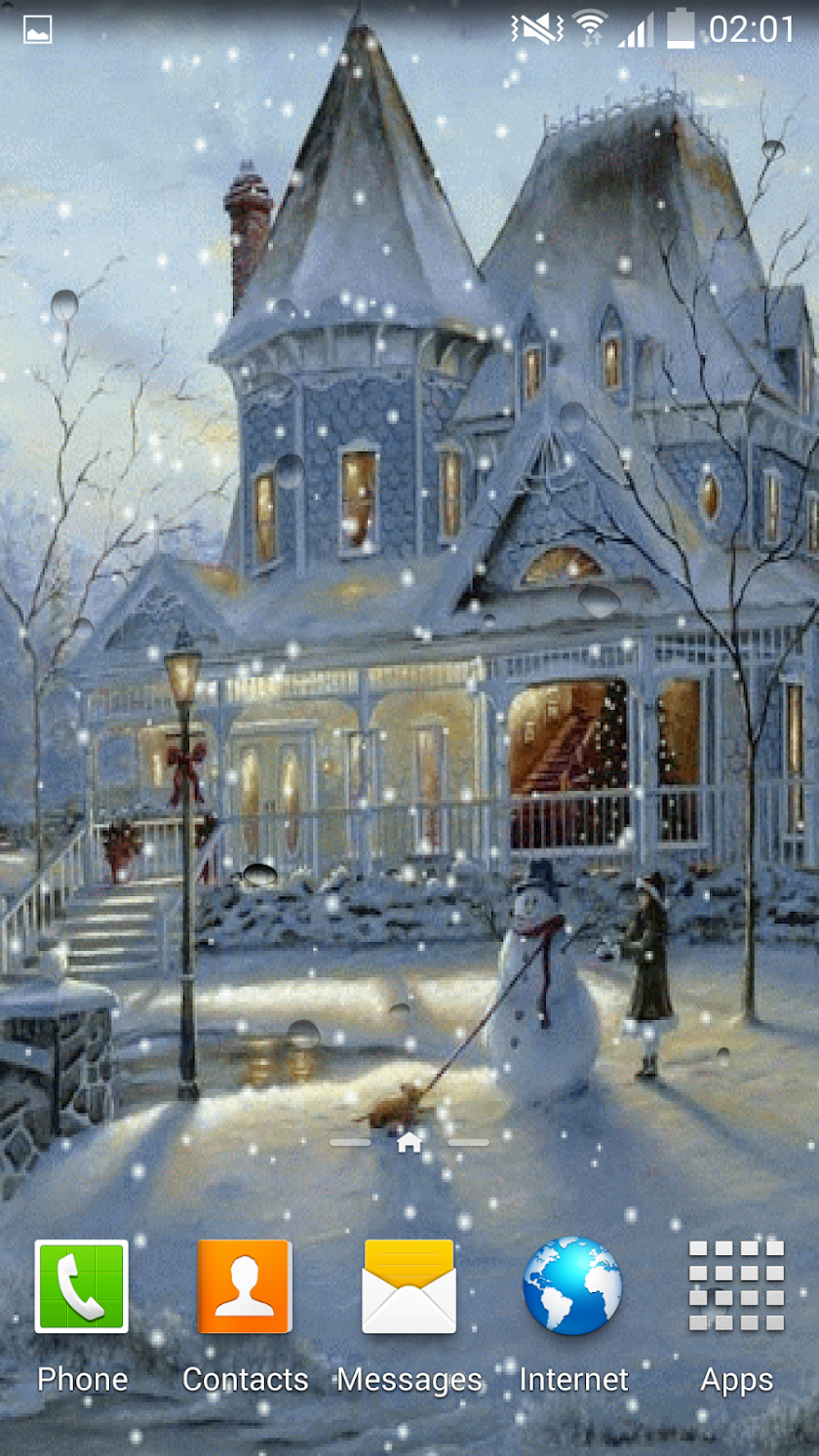 Snowfall Live Wallpaper Screen 3