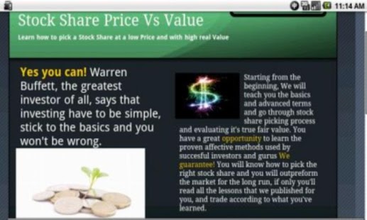 Stock Share Value Vs. Price